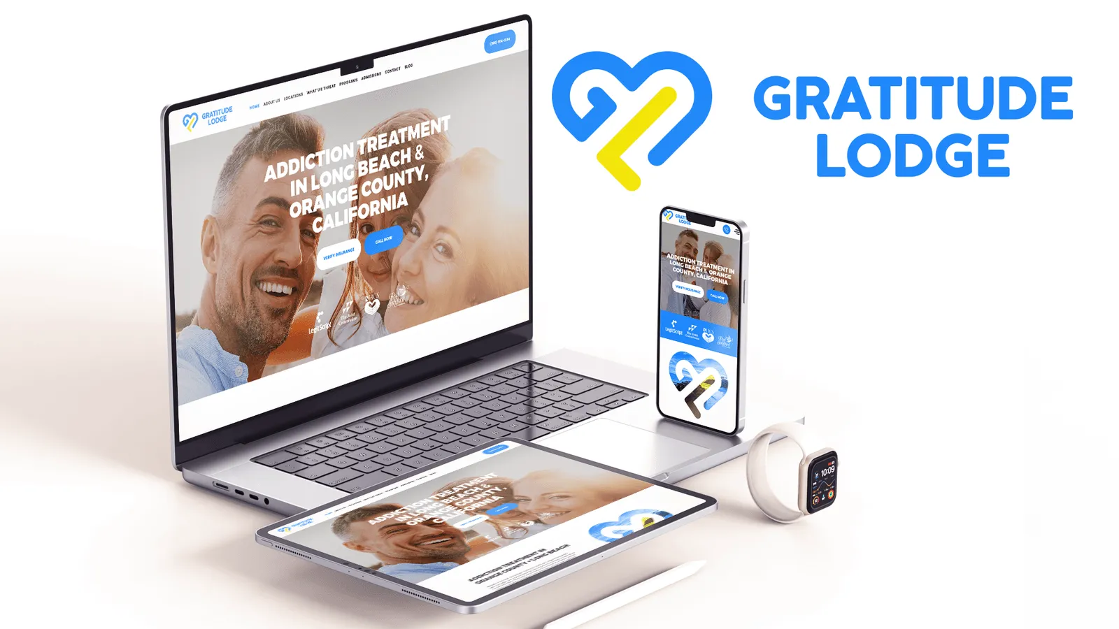 Gratitude Lodge — Healthcare · Brand & web
